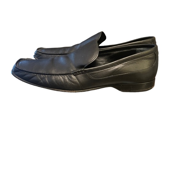 Bally of Switzerland Black Leather Slip On Loafers Size 12 - Picture 3 of 9